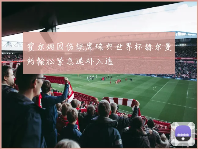 霍尔姆因伤缺席瑞典世界杯赫尔曼约翰松紧急递补入选